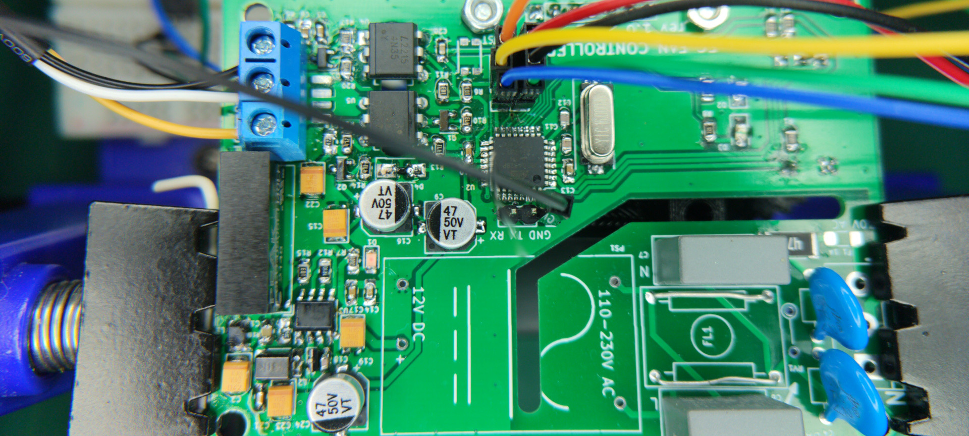 Front of the PCB